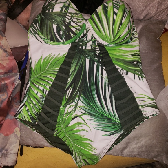 Palm Tree bathing suit - Picture 1 of 2